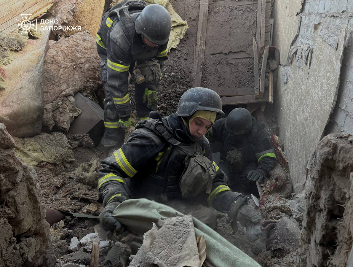 Удар по Запорожью