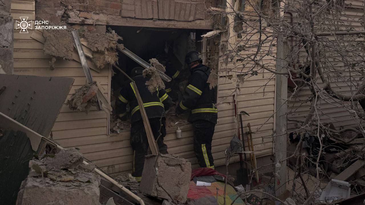 Удар по Запорожью