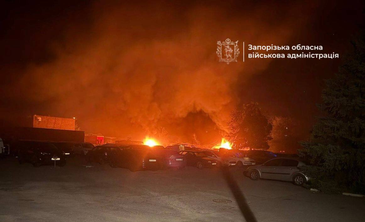 Удар по Запорожью