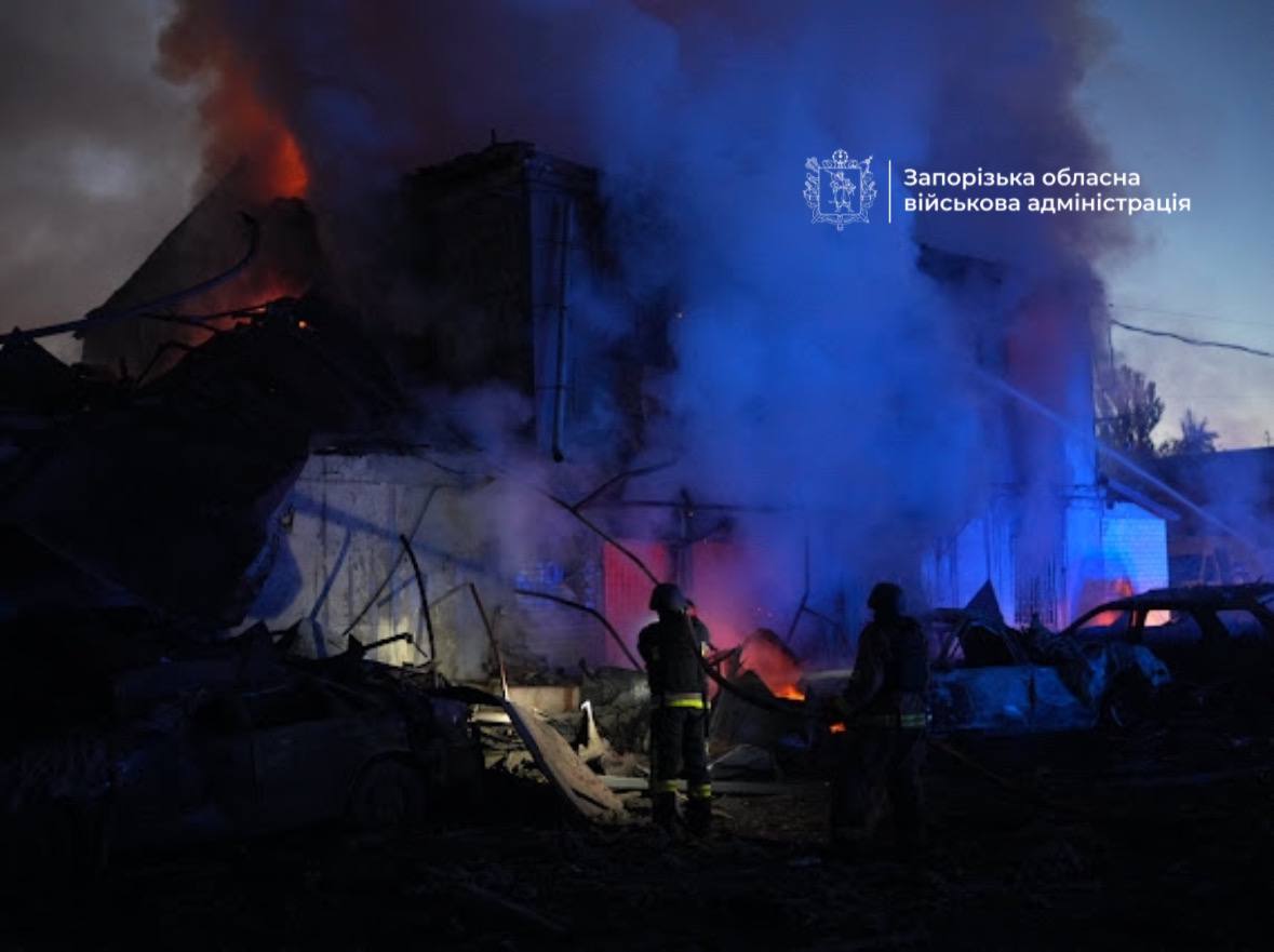 Удар по Запорожью