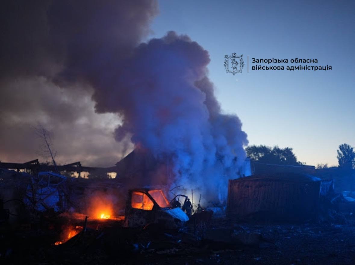 Удар по Запорожью