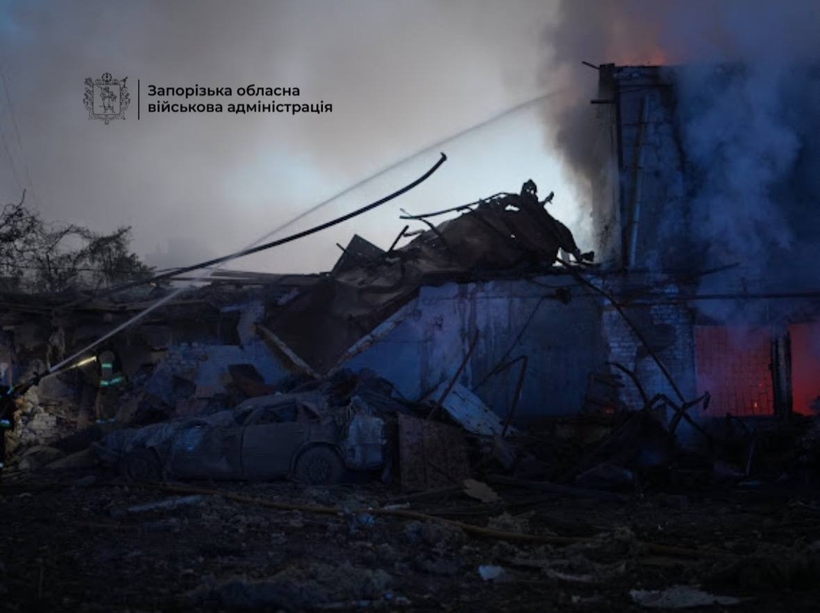 Удар по Запорожью