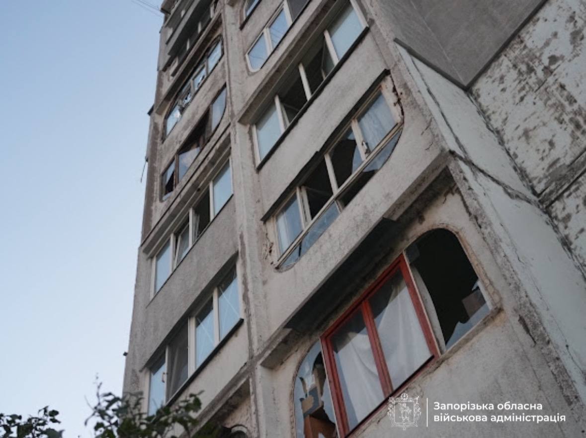 Удар по Запорожью