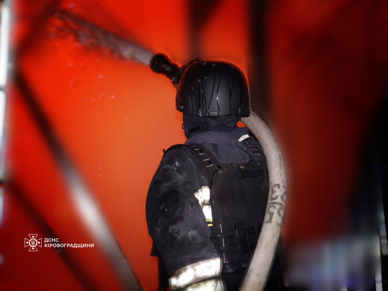 Последствия атаки БПЛА на Кировоградскую область