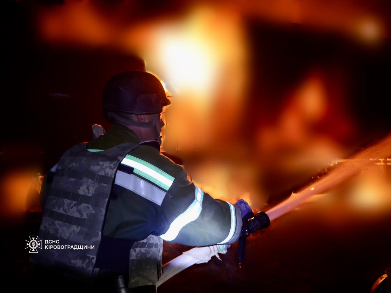 Последствия атаки БПЛА на Кировоградскую область