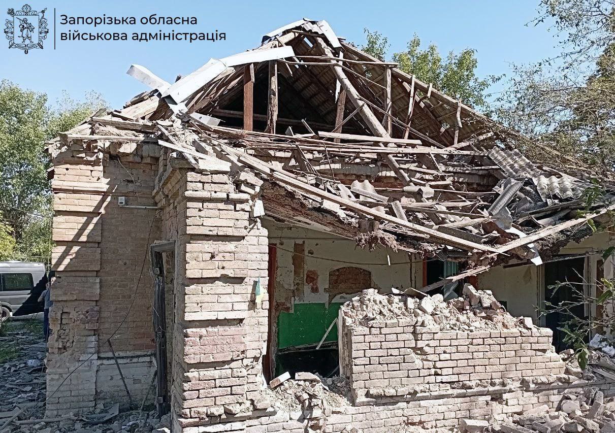 Авиаудар по Запорожью