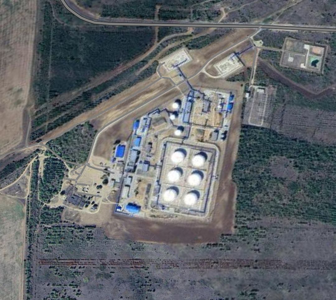 Горит НПС "Зензеватка" в Волгоградской области РФ