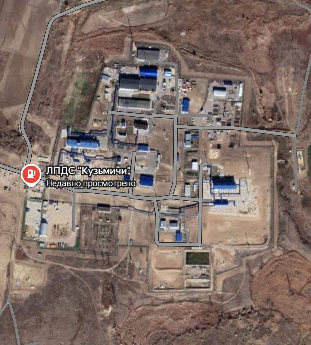 Горит НПС "Кузьмичи-1" в Волгоградской области РФ