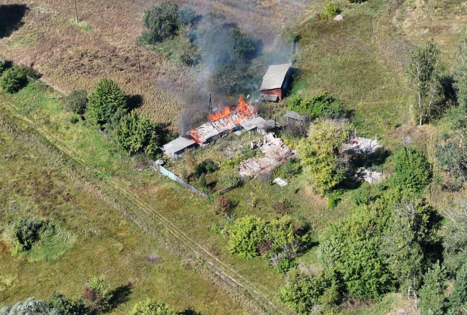 Удар БПЛА по Черниговской области