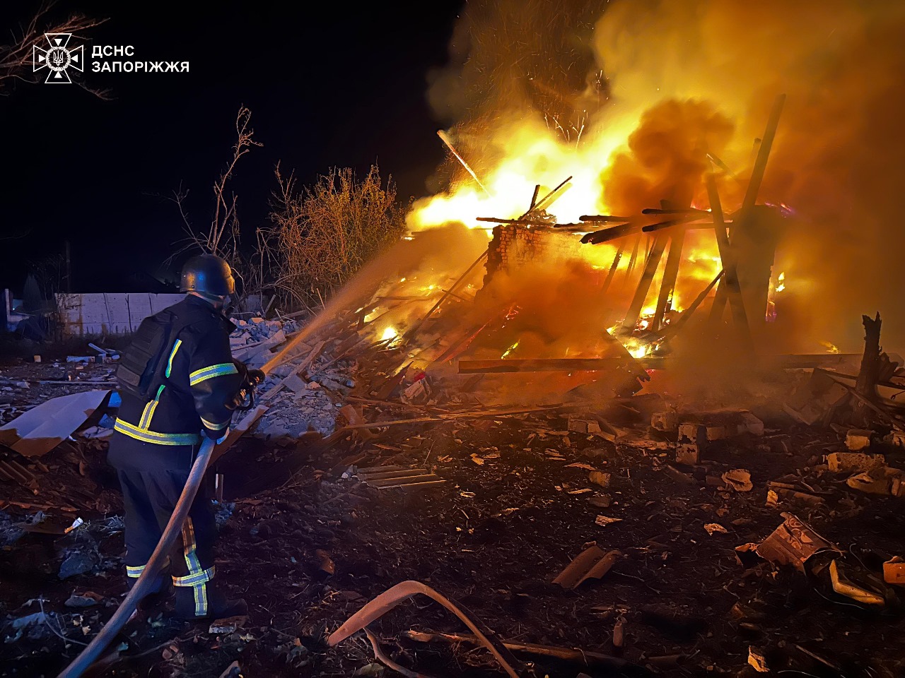 Авиаудар по Запорожью
