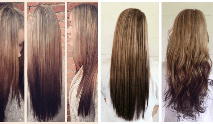 обратное омбре