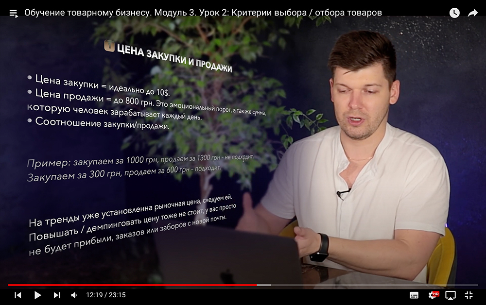 Курс по товарке Метод Хомича