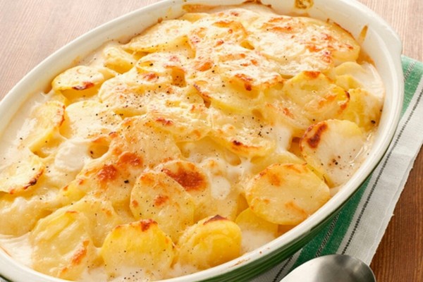 картофель в молоке