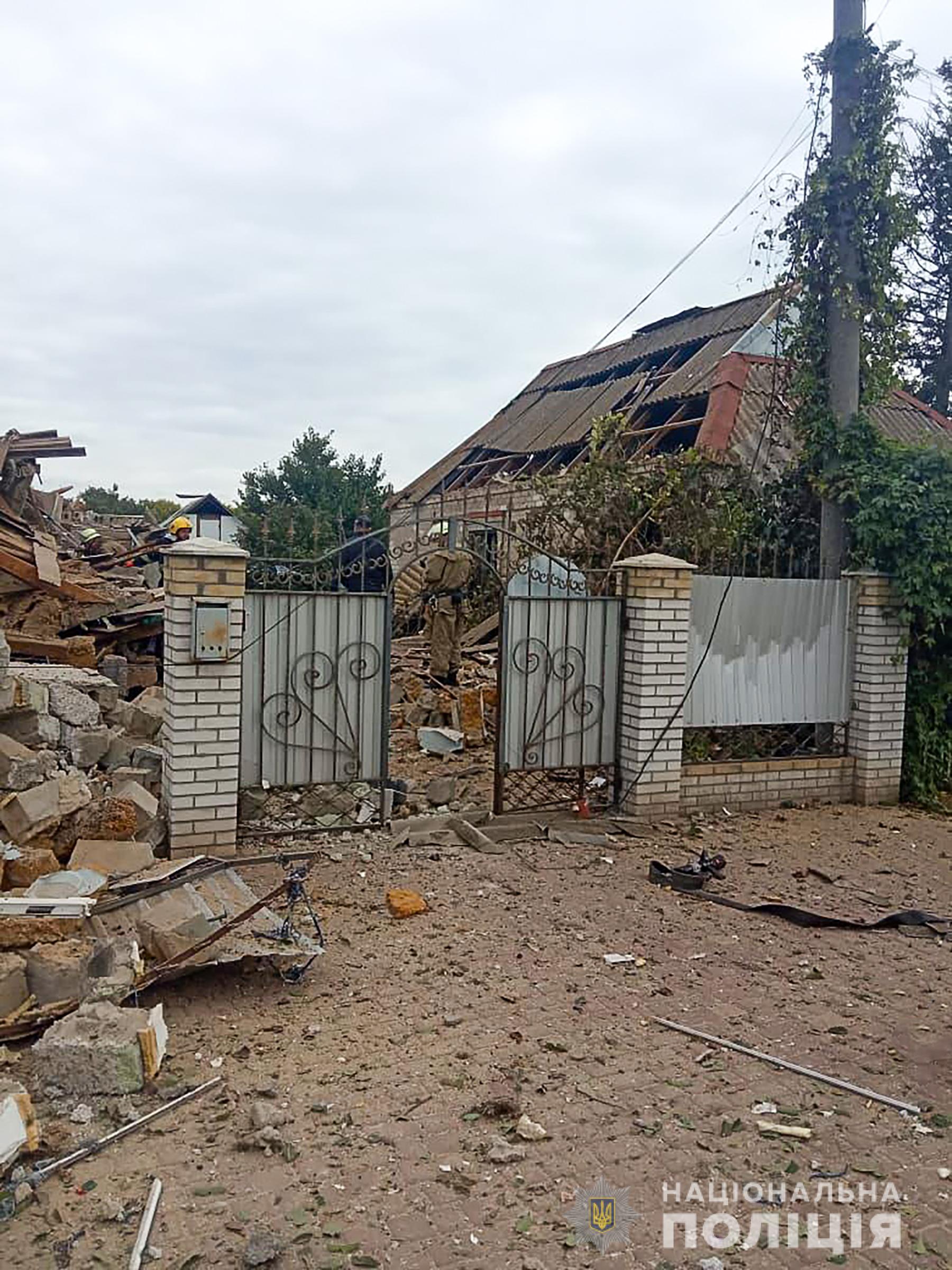 Взрыв в Запорожской области