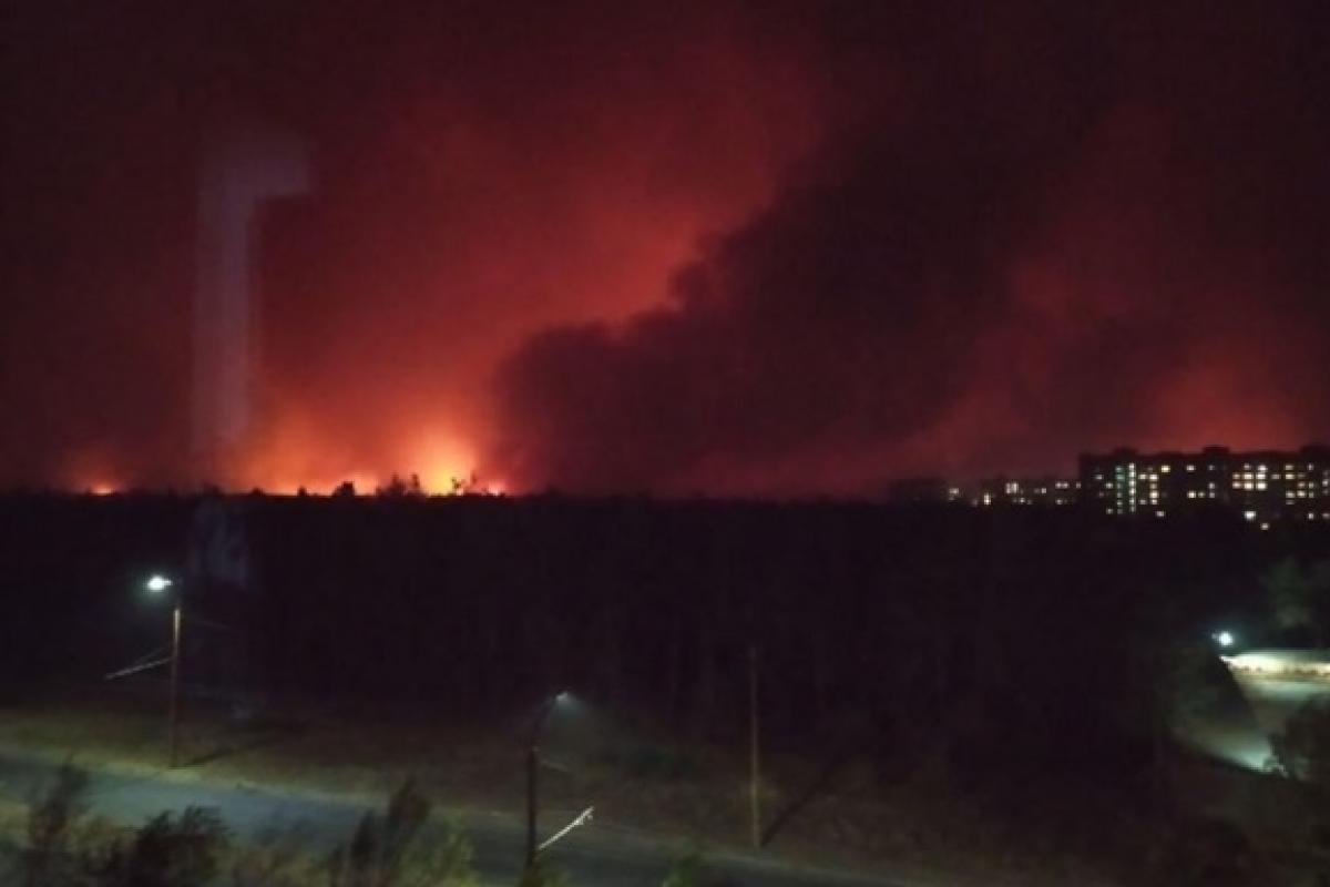 пожары на Луганщине