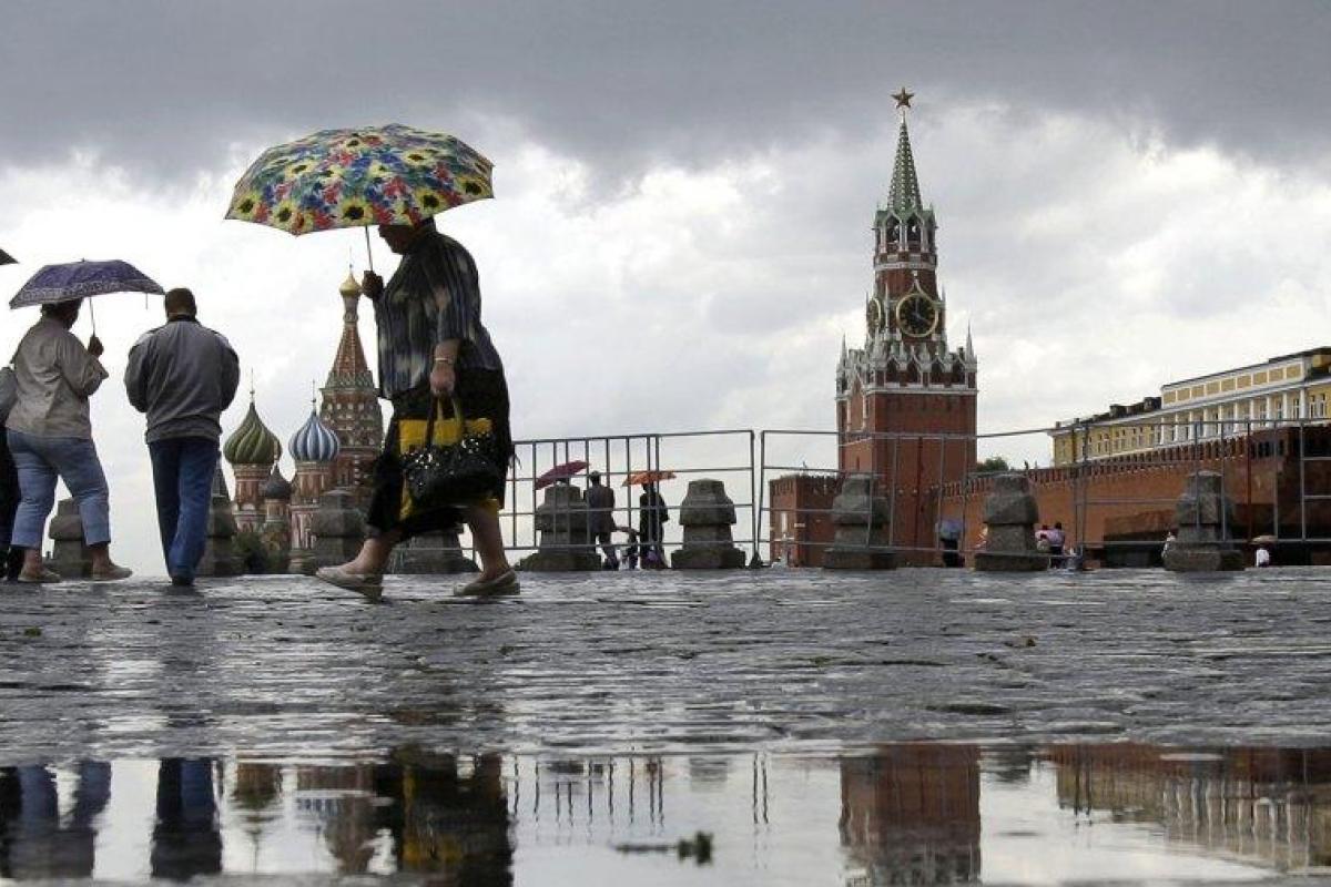 Москва, непогода