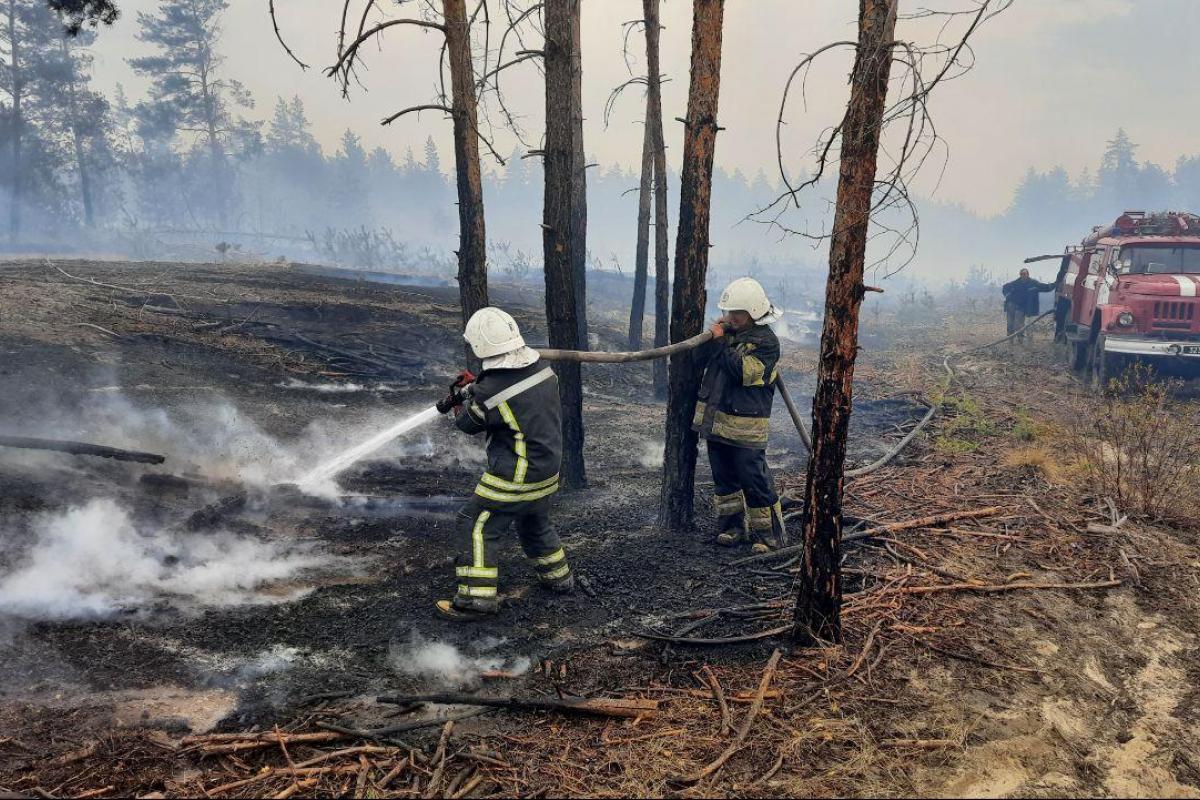 пожары на луганщине