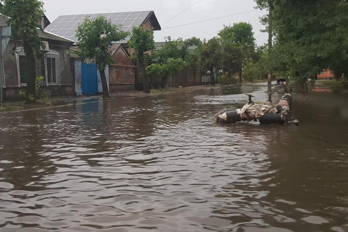 бердянск затопило