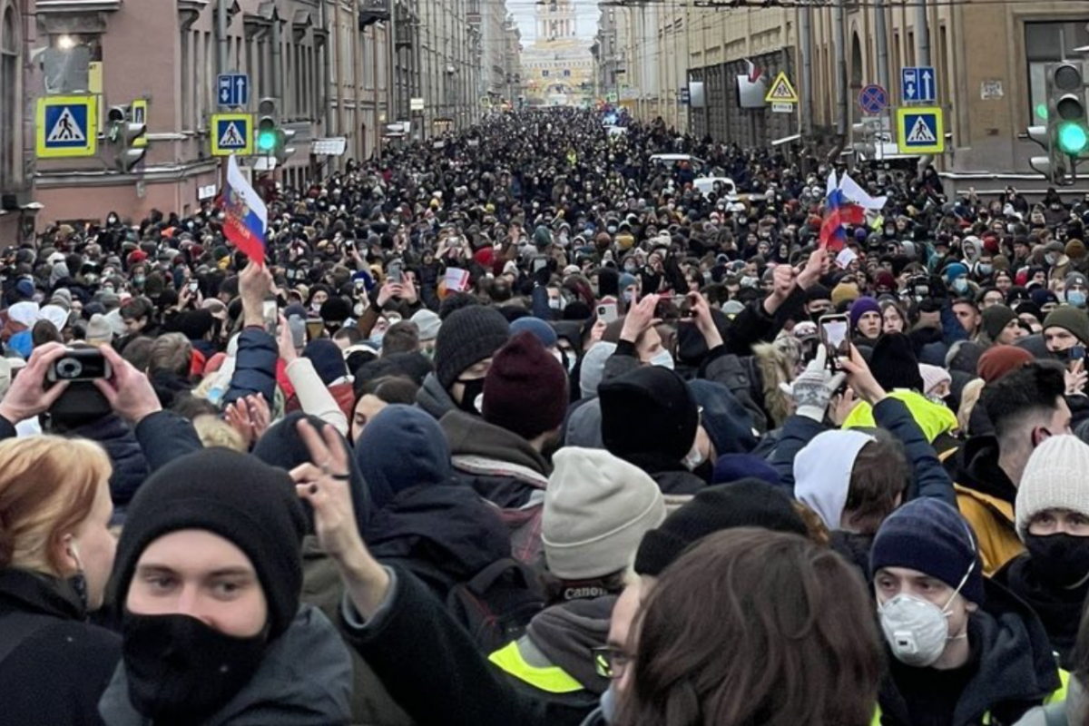 митинги в россии