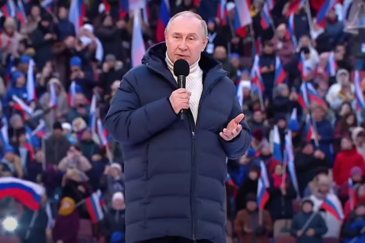 путин в лужниках