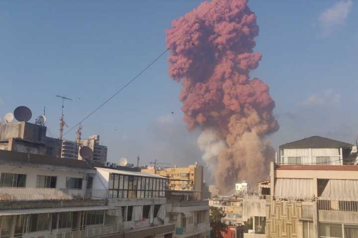 ливан взрыв