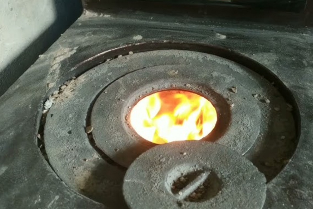 угольная печка
