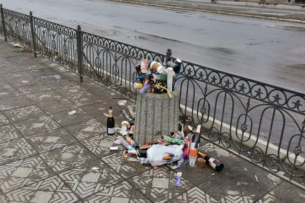 мусор в Лисичанске