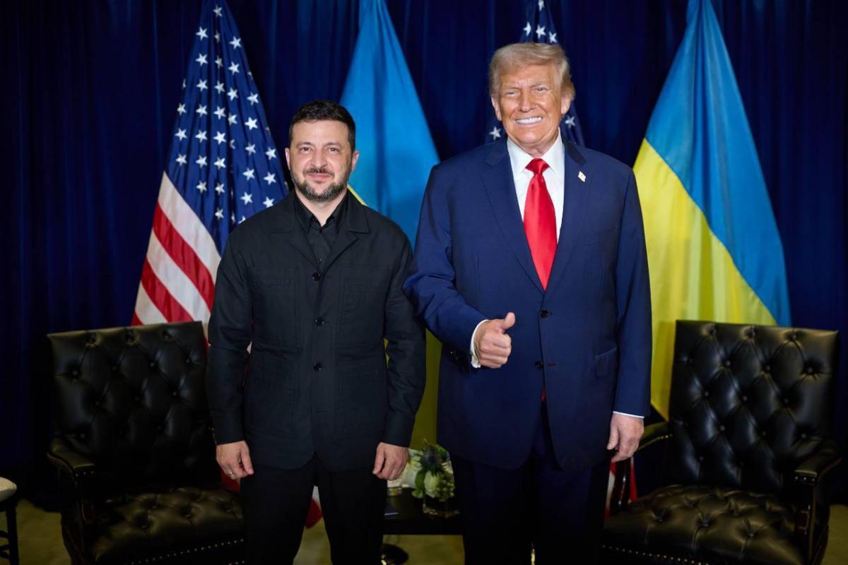 Владимир Зеленский и Дональд Трамп