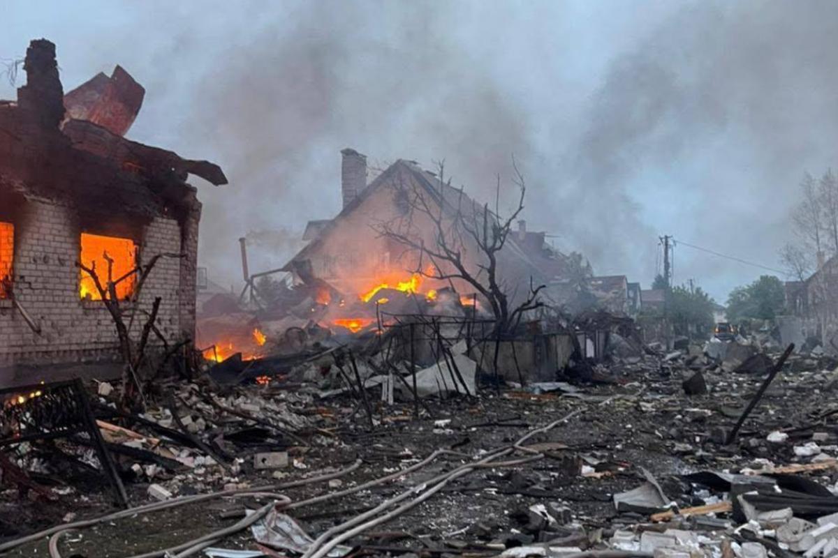 Последствия российского удара по Киевской области