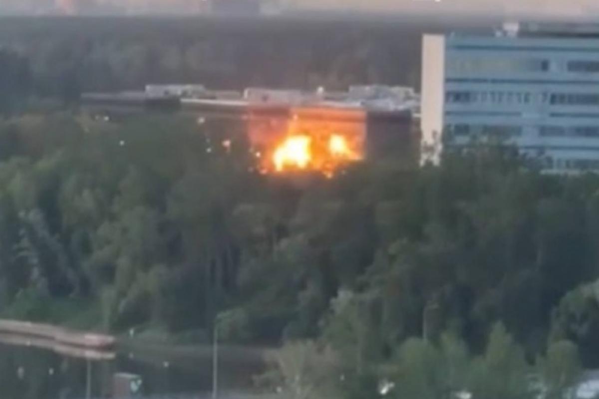Атака дронов на Подмосковье