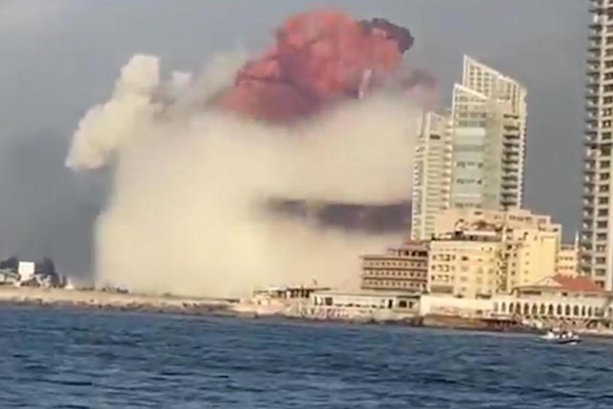 Ливан, Бейрут, взрыв