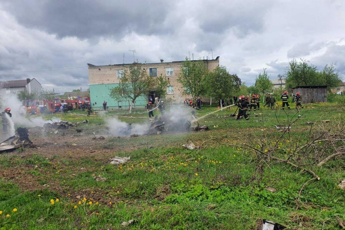 В Беларуси потерпел крушение военный самолет