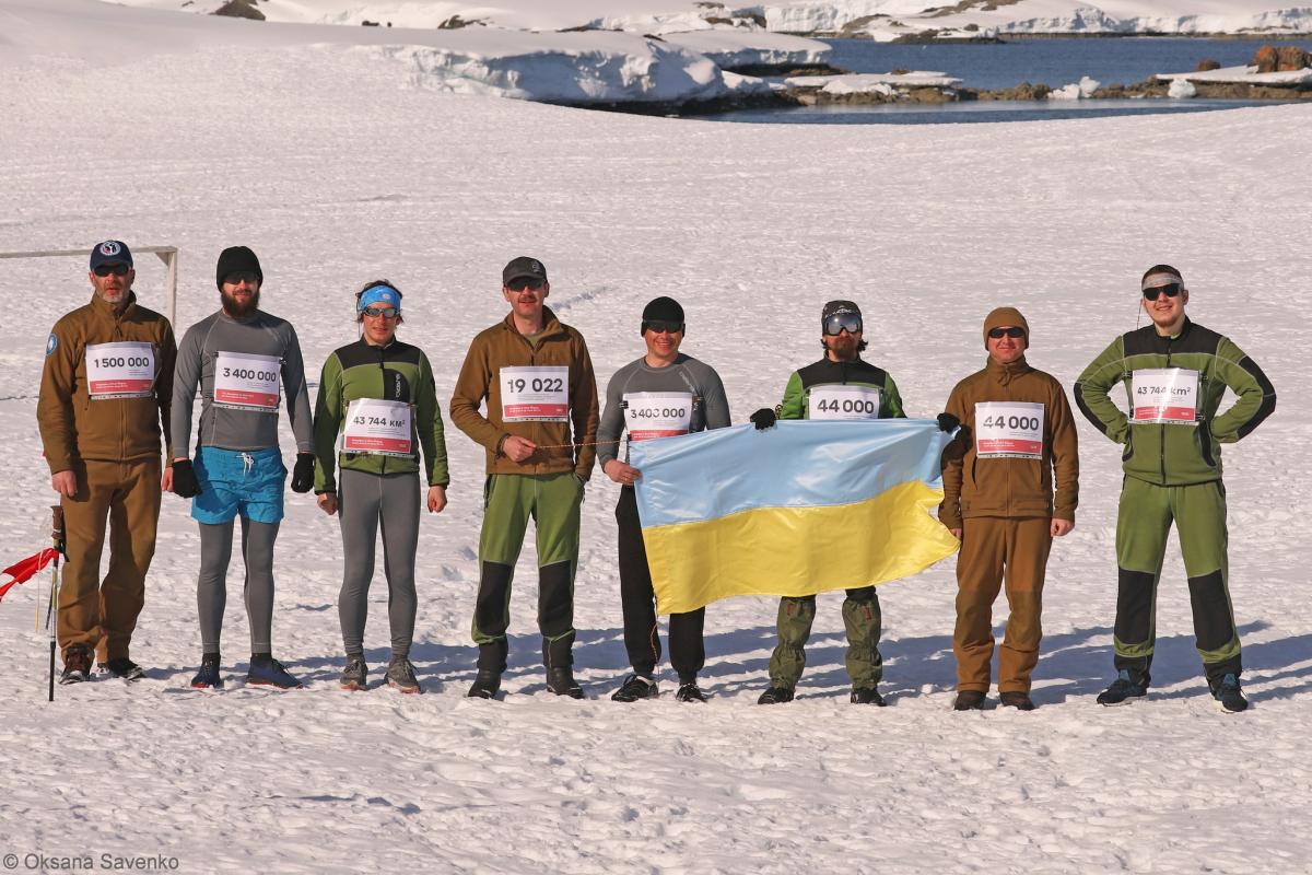 Украинские полярники присоединились к марафону