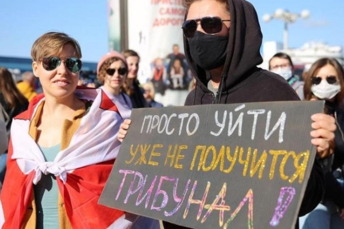 В Минске проходит субботний женский марш