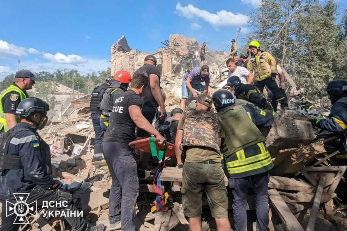 Ракетный удар по Кривому Рогу