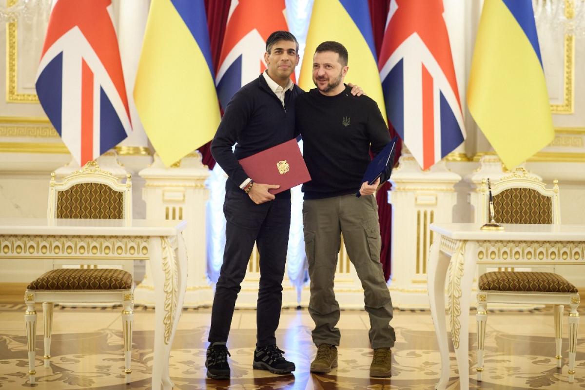 Зеленский и Сунак подписали двустороннее соглашение о сотрудничестве в сфере безопасности