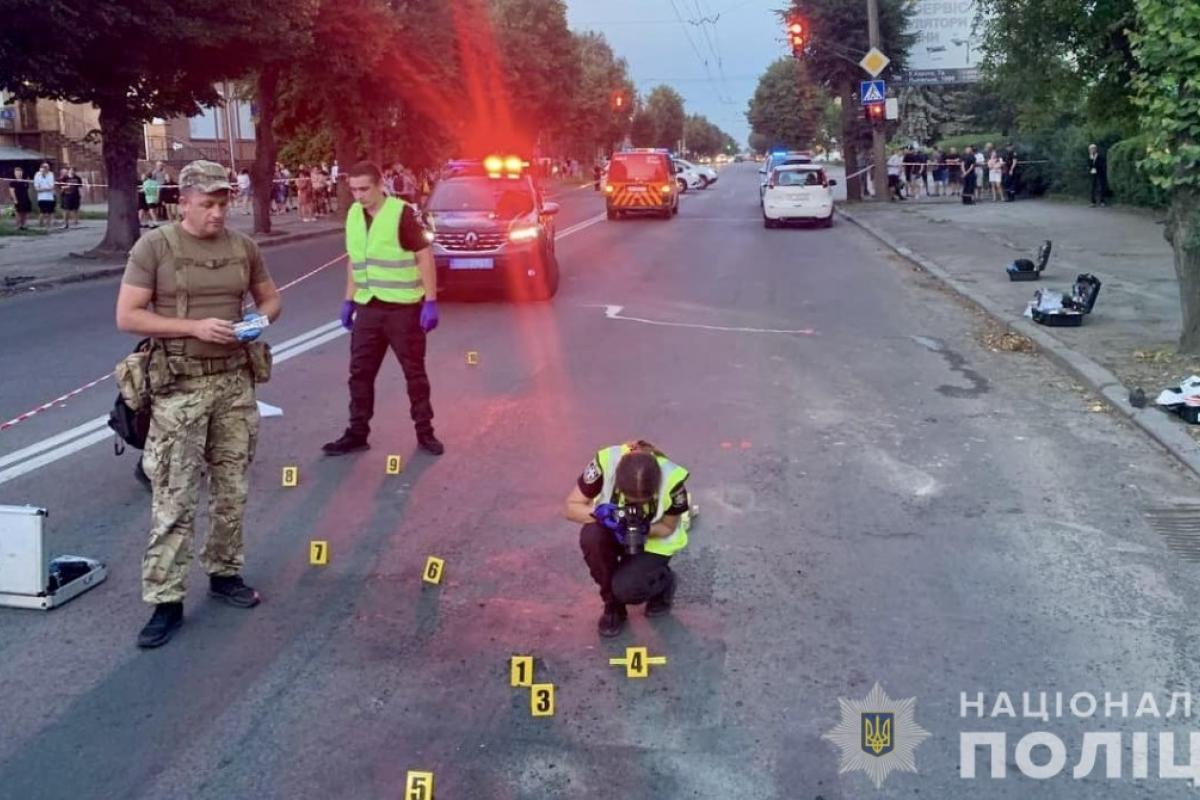 взрыв гранаты в Луцке