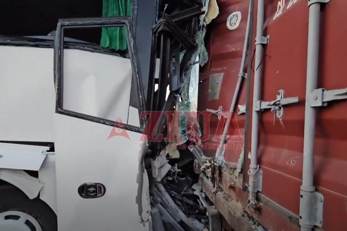 В Румынии автобус с украинцами попал в ДТП / Скриншот с видео