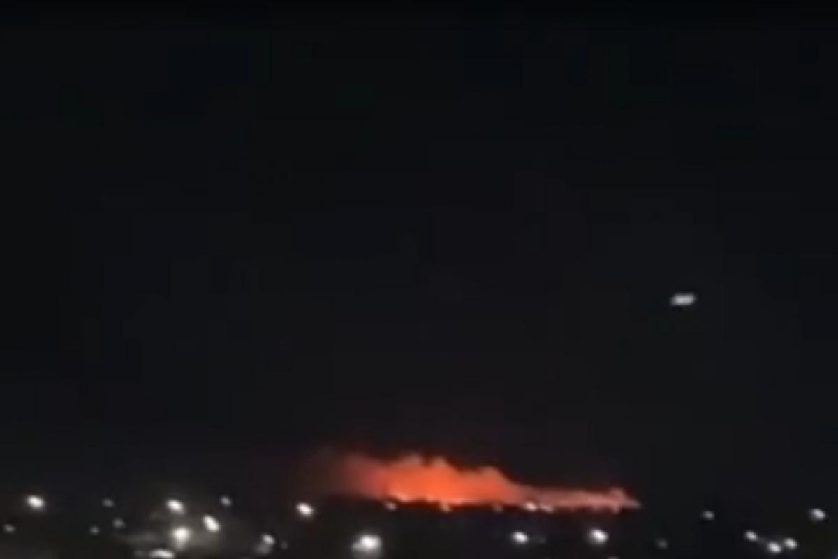 Масштабная ночная атака БПЛА на Краснодарский край / Скриншот с видео