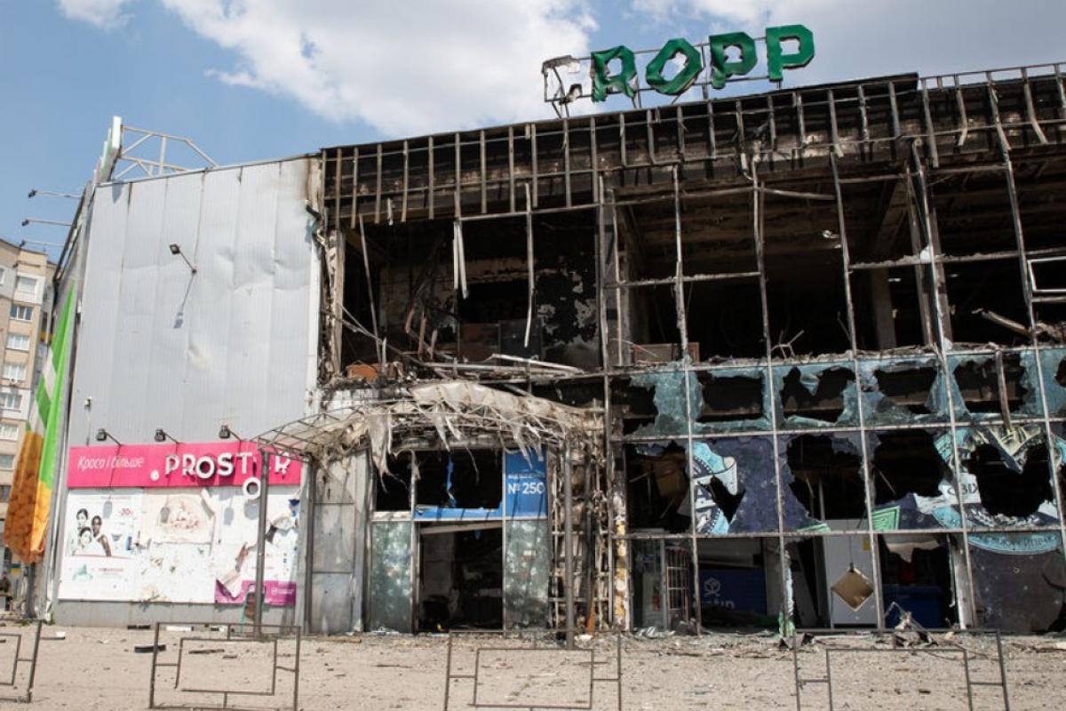 разрушения в Лисичанске
