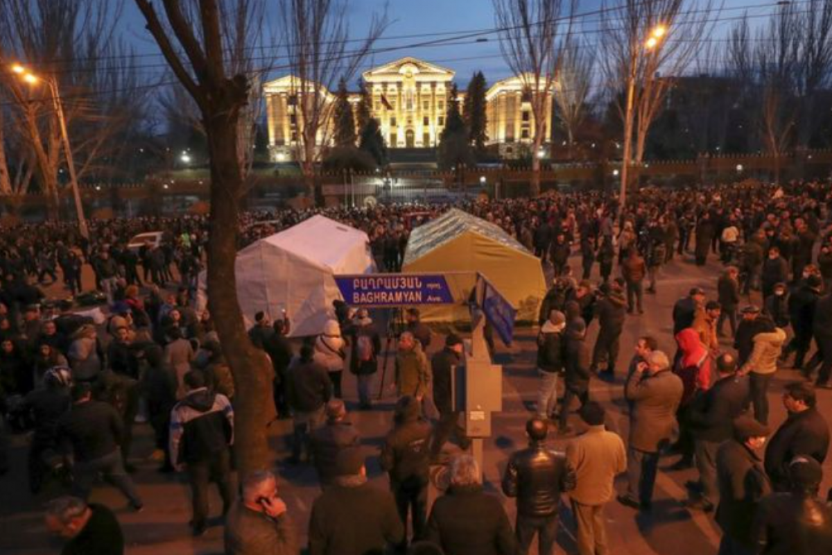 Протесты в Ереване