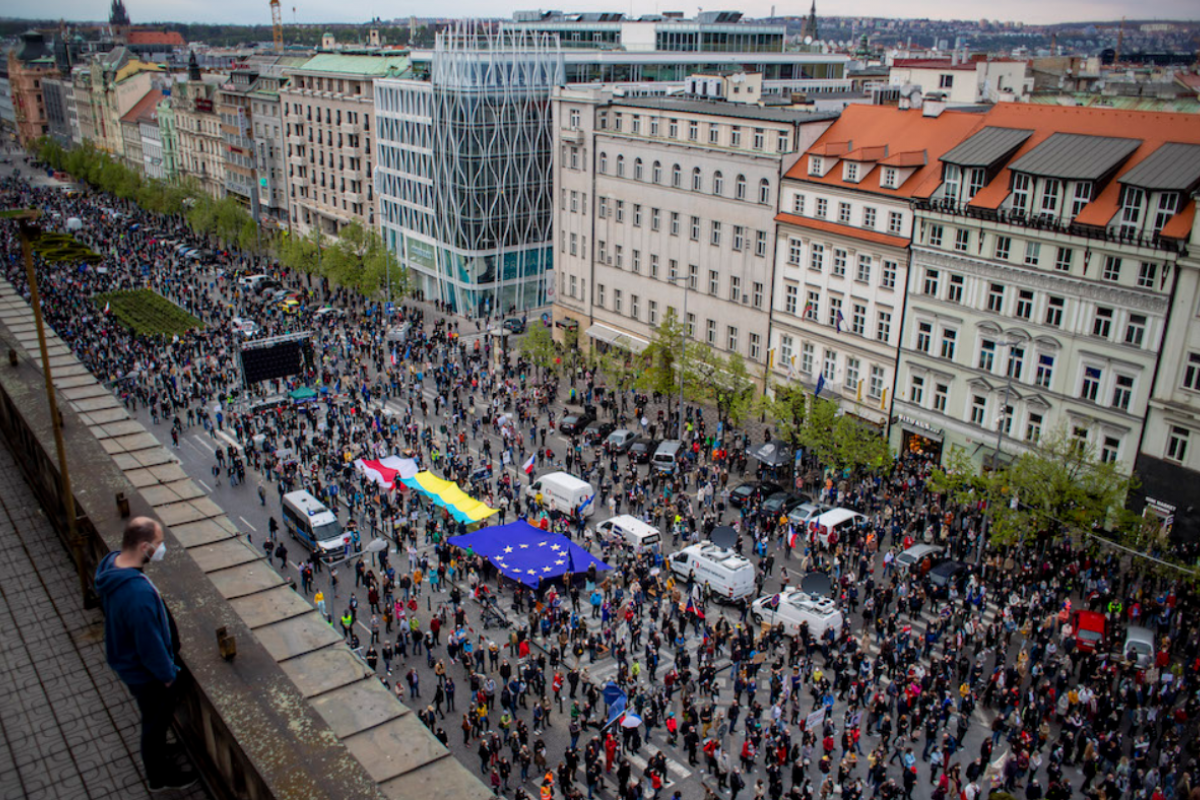 В Чехии прошла акция протеста против Милоша Земана