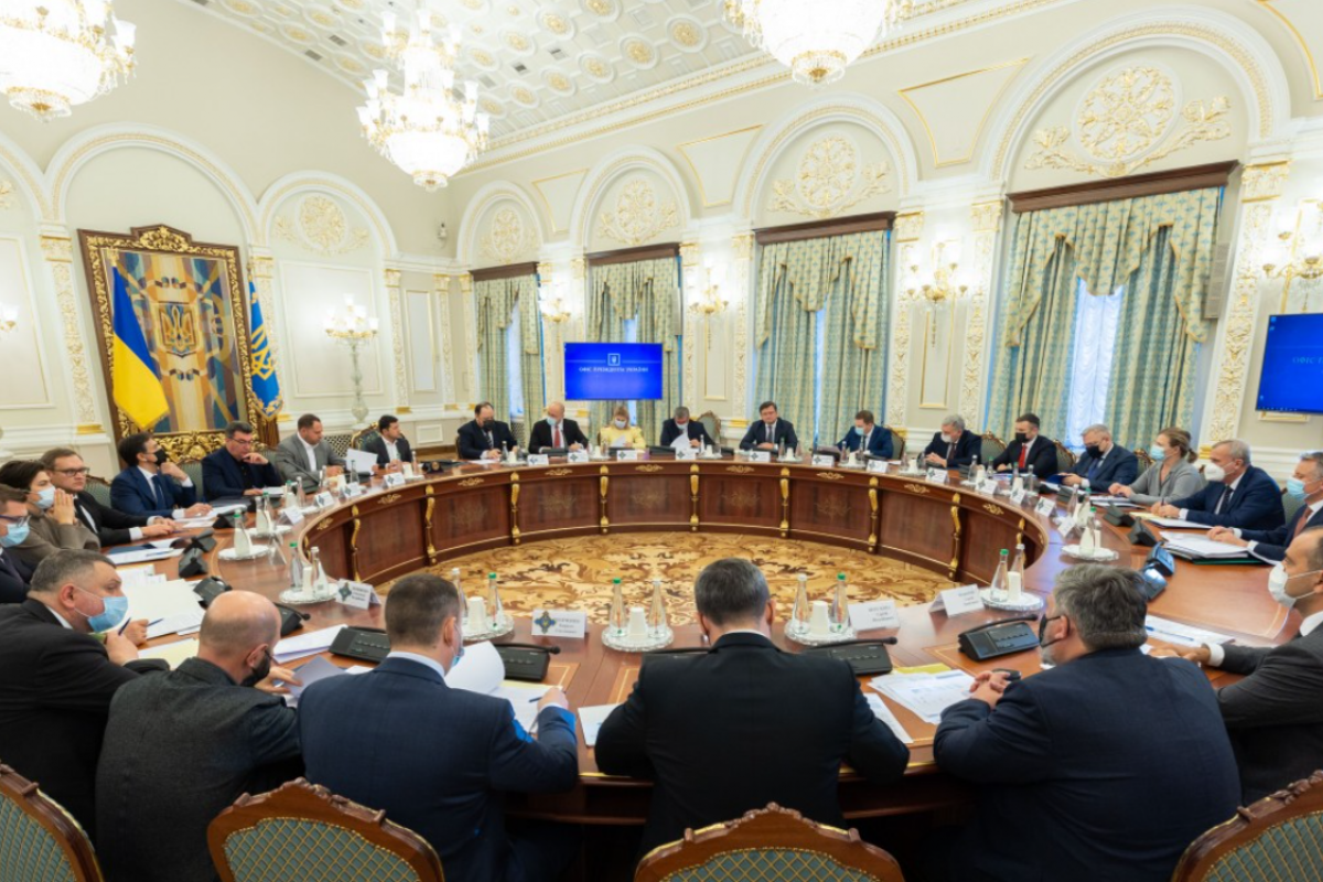 аседание Совета национальной безопасности и обороны Украины 