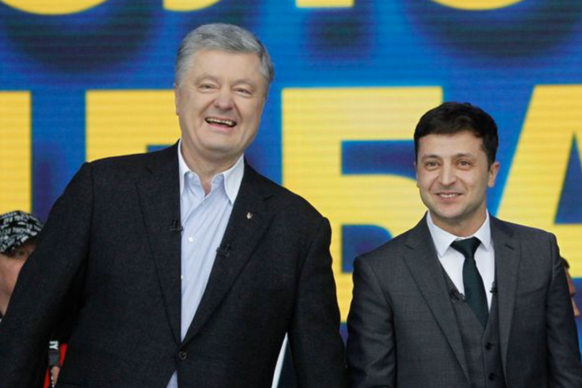 Зеленский, Порошенко