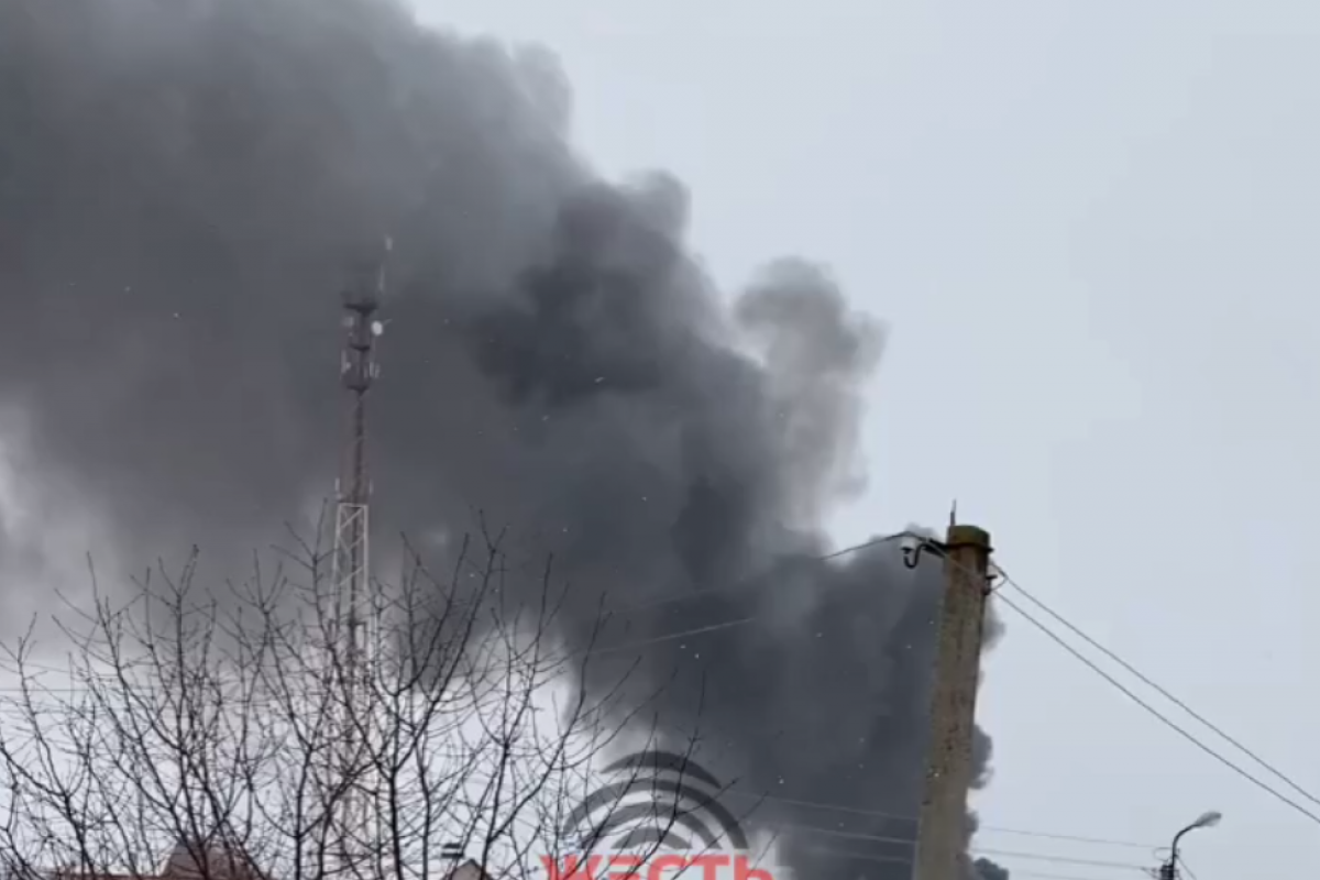 Белгородской области начался пожар после "прилетов"