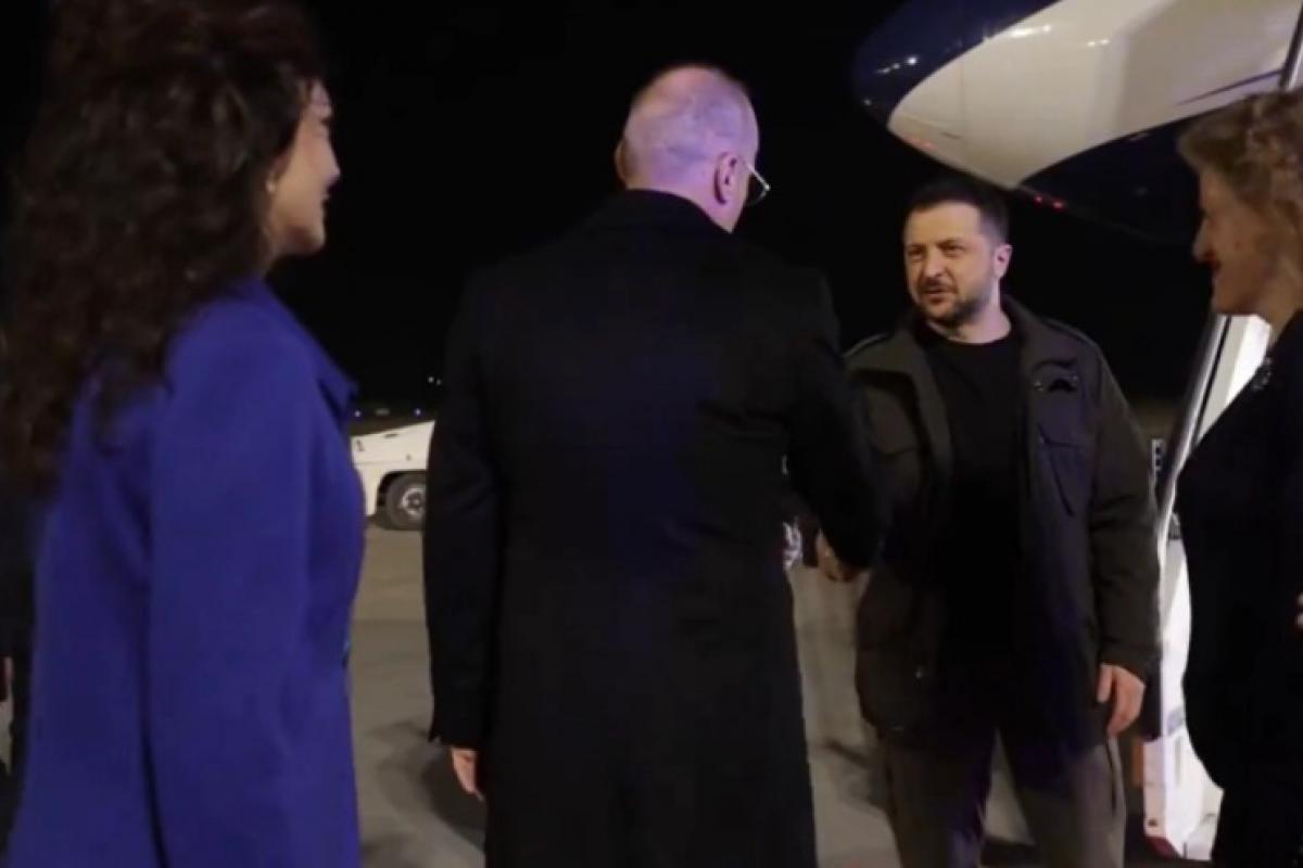 Зеленский с рабочим визитом прибыл в Албанию / Скриншот с видео