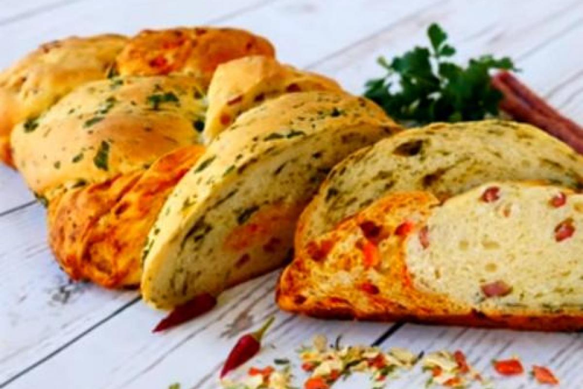 Рецепт домашнего хлеба «Три вкуса»