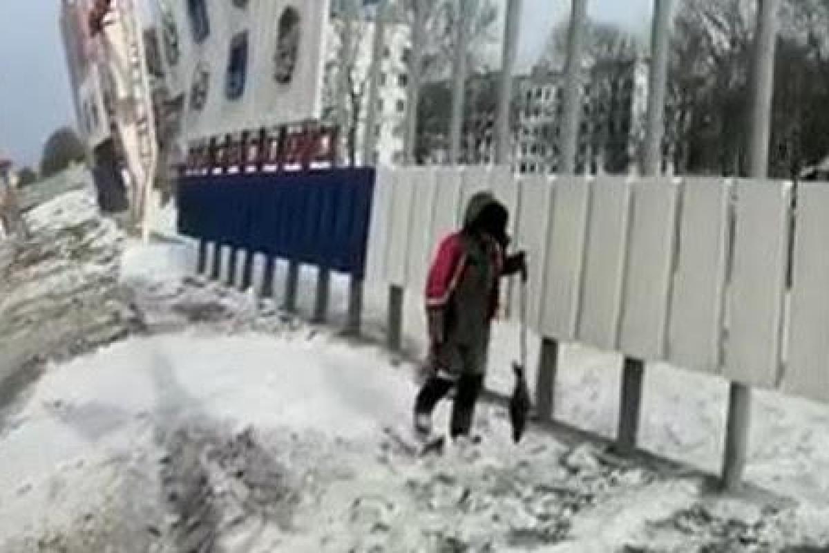 Дальний Восток, Россия, снег