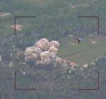 Ракетный удар по военному полигону в Сумской области / Скриншот с видео