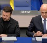 Президент Украины Владимир Зеленский и генеральный секретарь Совета Европы Ален Берсе